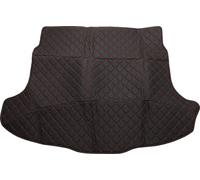 Tapis De Coffre Arrière Pour Honda Crv 2007-2011 En Cuir Microfibre Xpe Noir Avec Motif Circulaire 3D En Relief