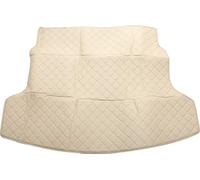 Tapis De Coffre Arrière Pour Honda Crv 2012-2016 En Cuir Microfibre Xpe Beige Avec Motif Circulaire 3D En Relief