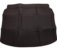 Tapis De Coffre Arrière Pour Honda Crv 2023-2024 Ev En Cuir Microfibre Xpe Noir Avec Rebord Surélevé Motif Diamant 3D