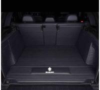 Tapis de Coffre Arrière pour Suzuki Vitara 2016-2017, Bac de Protection Voiture, Bac de Coffre Protection, Imperméable, Tapis Cuir Résistant, Anti-Rayures,Full Coverage Style-A Black