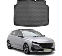 Tapis de coffre Bac de coffre pour Peugeot 308 bicorps 2022-2025 Caoutchouc TPE