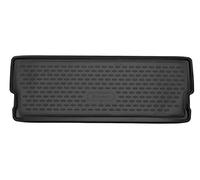 Element Tapis de Coffre Bac de Protection Antiderapant en Caoutchouc sur Mesure Opel Zafira 2013-2015 7-des Places Banquette arrière dépliée