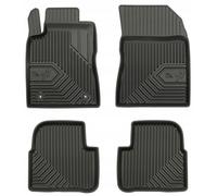 Tapis en caoutchouc pour voiture - FROGUM - Citroën C3 III 2016-2024 - 4 pièces - Noir - Sur mesure