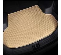 Tapis de Coffre Compatible avec BMW 7 Series 2005-2008(no Fence on The Left Side) Doublure de Coffre en Cuir Tous Temps,Beige