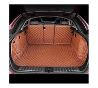 Tapis de Coffre Compatible avec Land Rover Discovery 4 5/7 Places 2010-2017 Couverture Complète Tapis De Coffre Voiture Personnalisé Doublure Chargement Intérieure(Marron,7-Seat)