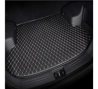 Tapis de Coffre Compatible avec MG4 EV MG 4 EH32 2022 2023 Doublure de Coffre en Cuir Tous Temps,Black-White