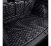 Tapis de Coffre de Voiture en Cuir PU pour Fiat Excellent 2014-2018,Imperméable Anti-dérapant Anti-Rayures,Protection Intégrale Intérieur Protection Coussin,A/Black