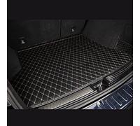 Tapis De Coffre De Voiture Personnalisé Adapté pour Tahoe pour Gmc pour Yukon 2021 2022 2023 Revêtement De Cargaison Automatique Tapis Coffre Cargo Tapis(Beige Noir)