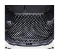 Tapis De Coffre De Voiture pour Ford pour Mustang pour Mach-E 2021-2025 Tapis De Coffre Avant Protection Complète Anti-salissures Accessoires Voiture(Main Pad Black Beige)