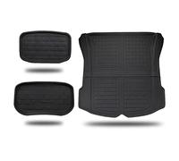 Tapis De Coffre De Voiture Tapis De Sol Ensemble Pour Tesla Pour Modèle 3 Y Gouvernail Gauche Gouvernail Droit Entièrement Entouré Coussin De Pied Spécial Voiture Tapis Antidérapant(2122 M3 trunk mat)