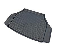 Tapis de coffre en caoutchouc PPH de qualité supérieure pour Jaguar XJ 351 à partir de 2009 + Facelift à partir de 2015 - Garde-boue gauche amovible pour modèles de lift/modèles avec filets