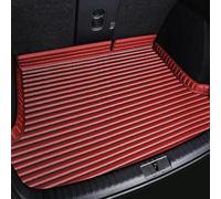 Tapis de Coffre en Couverture de Tapis pour ID.3 Cupra Born 2019 2020 2021 2022, Protection Cuir Tous Temps Tapis, Protection Coffre Accessoire,F-Wine Red