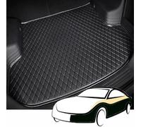 Tapis de Coffre en Cuir Artificiel pour Audi A4 Avant 2016-2019,Cargo Liner Boot Mat Tapis de Coffre arrière de Voiture personnalisé