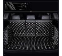 Tapis de Coffre en Cuir de Voiture à Couverture Complète pour Benz GLE W166 320 350 400 43 450 2015-2019, ImperméAble AntidéRapant Coffre Cargaison Plateau Liner Tapis, C/Black-Beige