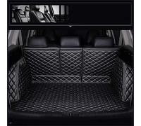 Tapis de Coffre en Cuir de Voiture à Couverture Complète pour Benz GLE W166 320 350 400 43 450 2015-2019, ImperméAble AntidéRapant Coffre Cargaison Plateau Liner Tapis, A/All-Black