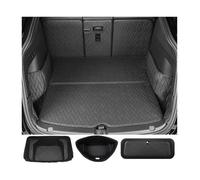 Tapis De Coffre en Cuir pour Tesla pour Model Y 2017-2023 Imperméable Protection Intégrale Toutes Saisons(Set E for Model Y)