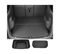 Tapis De Coffre en Cuir pour Tesla pour Model Y 2017-2023 Imperméable Protection Intégrale Toutes Saisons(Set C for Model Y)