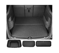 Tapis De Coffre en Cuir pour Tesla pour Model Y 2017-2023 Imperméable Protection Intégrale Toutes Saisons(Set D for Model Y)