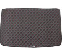 Tapis de coffre en similicuir pour Renault Captur 2013-2025 Noir Rouge