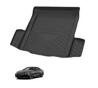 Tapis de Coffre en TPE pour BMW 4 Series 2-Door Sedan 2021-2024, Tapis de Protection pour Chargement Toutes Saisons Accessoire Auto Résistant à l'eau,Net Pockets on Both Sides of The Trunk