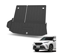 Tapis de Coffre en TPE pour Toyota Crown Kluger 2021-2024, Tapis de Coffre Arrière d'origine en TPE avec Rebord Élevé Antidérapant et Étanche,No Speaker on The Left