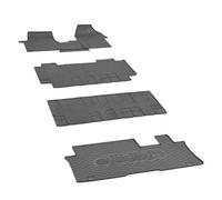 Tapis de coffre et tapis de sol en caoutchouc adaptés pour Toyota Proace 9 places à partir de 2016 L2 + protège-sangle