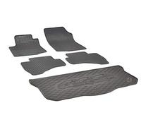 Tapis de Coffre et Tapis de Sol en Caoutchouc pour Citroën C1 à partir de 2014.