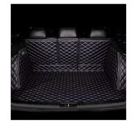 Tapis de Coffre intégral pour Audi Q7 7 Places (2006) - Protection intérieure et extérieure (Noir/Bleu)