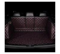 Tapis de Coffre intégral pour Ford Edge 5 Places (2015-2021), Protection intérieure, 4 pièces (Noir et Rouge)