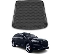 Tapis de coffre pour Audi Q7 4LB 2006-2015 Caoutchouc TPE Noir
