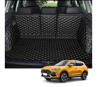 Tapis De Coffre pour BMW 2 Series Wagon 5seast F46 2014-2025, Bac De Coffre, Bac De Protection, avec Bords RelevéS RéSistant ImperméAble Et AntidéRapant Protection,A-Black+Beige
