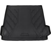 Tapis De Coffre Pour Bmw X5 5 Places 2014-2018 Noir Tpe 1 Pièce Motif Diamant À Face Plate Arrière Antidérapant