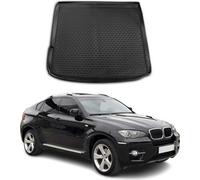 Tapis de coffre pour BMW X6 E71 E72 2007-2014 Caoutchouc TPE Noir