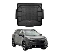 Tapis de Coffre pour Citroen C5 Aircross 2018-2025 TPE Noir