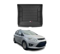 Tapis De Coffre Pour Ford Grand C-Max 2010-2019 Tpe Noir