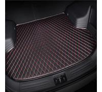 Tapis De Coffre pour Ford Puma 2019-2024, Coffre Voiture Imperméable Antidérapant Tapis Intérieur Accessoires Imperméable,Black-Red