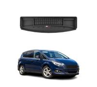 Tapis de Coffre pour Ford S-Max 2015-2022 Noir TPE