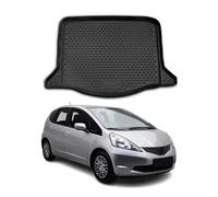 Tapis De Coffre Pour Honda Jazz Fit 2008-2015 En Caoutchouc Tpe 3d Noir 1pcs
