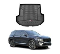 Tapis de Coffre pour Hyundai Santa Fe 2019-2023 TPE Noir
