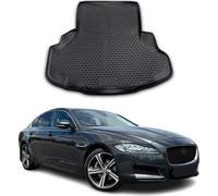 Tapis de coffre pour Jaguar XF V8 2009-2020 Caoutchouc TPE Noir