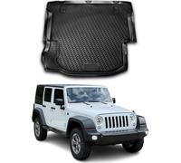 Tapis de coffre pour Jeep Wrangler 2007-2017 Caoutchouc TPE noir