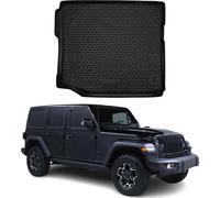 Tapis de coffre pour Jeep Wrangler 2018-2020 Caoutchouc TPE Noir