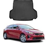 Tapis de coffre pour Kia Ceed SW 2005-2021 Caoutchouc TPE noir