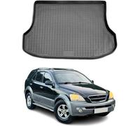 Tapis de coffre pour Kia Sorento 2002-2009 Caoutchouc TPE noir