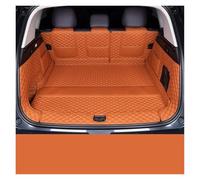 Tapis De Coffre Pour Leapmotor C10 2024 2025 Tapis De Coffre De Voiture En Cuir Imperméable Tapis De Coffre Arrière De Voiture Revêtement De Sol Tapis De Protection Tapis De Coffre Arrière(Orange full