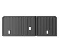 Tapis De Coffre pour Lincoln pour Nautilus 2024 2025 Doublure Coffre Protection Coffre TPE 3D Tapis Pied Noir Conduite À Gauche Tapis Sol Voiture Tapis Coffre Arrière(Backrest 2Pcs)