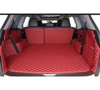 Tapis De Coffre pour Lincoln, pour Navigator, pour Aviator pour Corsair 2020-2022. Protection Intérieure pour Coffre Arrière. Bac De Protection Antiderapant(Rouge,X-3)