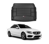 Tapis De Coffre Pour Mercedes Classe C W205 2013-2022 Tpe Noir