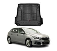 OMAC Bac de coffre en caoutchouc pour Peugeot 308 break 2013-2021 avec rangement latéral