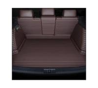 Tapis De Coffre pour Peugeot 508 2011-2017 2018-2022 Tapis de Coffre en Cuir PU rayé pour intérieur, Couverture complète HRQCTIM(12,508 2018-2022)